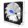 AABCOOLING Super Silent Fan 14 PC Gehäuse LÜFTER 140mm, Kühler, leise 8,6dB 