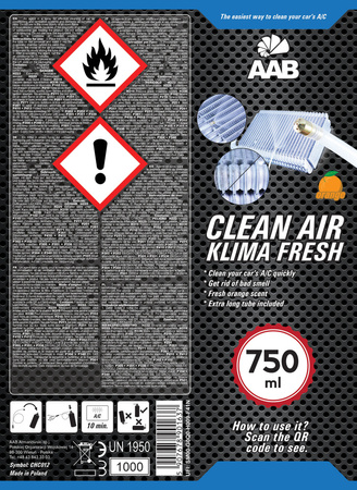 AAB CLEAN AIR KLIMA FRESH 750 ml