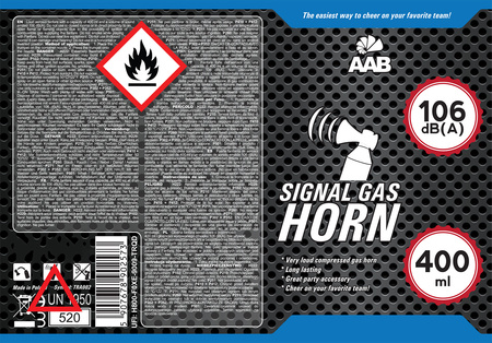 AAB Signal GAS Horn 400ml