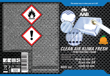 AABCOOLING CLEAN AIR KLIMA FRESH PENETRATING FOAM 400 ml